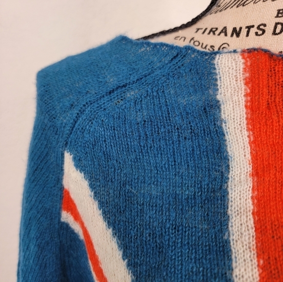 Wildfox Couture Gold Label Top XS British England Flag Save Queen Punk Grunge - Picture 3 of 9